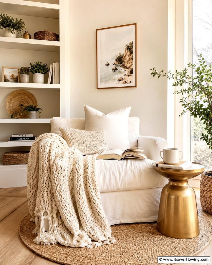 Cozy Reading Nook - 25 Small Screened-in Porch Ideas for Comfort