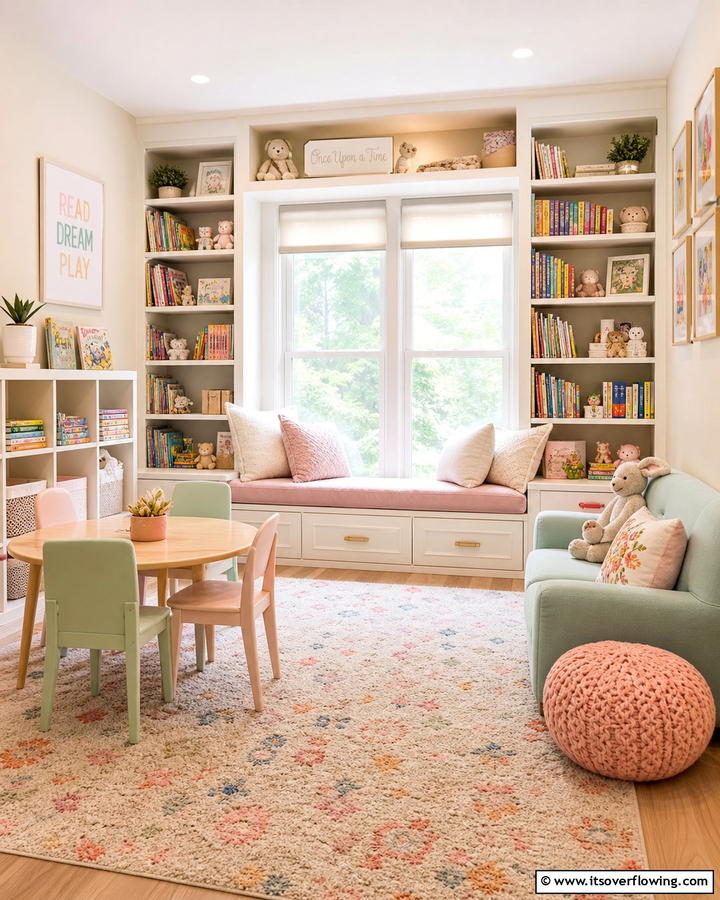 Cozy Reading Nook - 21 Kids Room Ideas for Playful and Functional Spaces