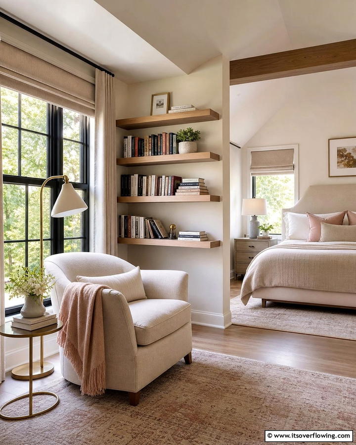 Cozy Reading Nook - 21 Modern Bedroom Ideas to Create a Serene Retreat