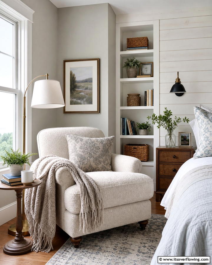 Cozy Reading Nook Chair - 25 Comfortable Bedroom Chair Ideas for Relaxation