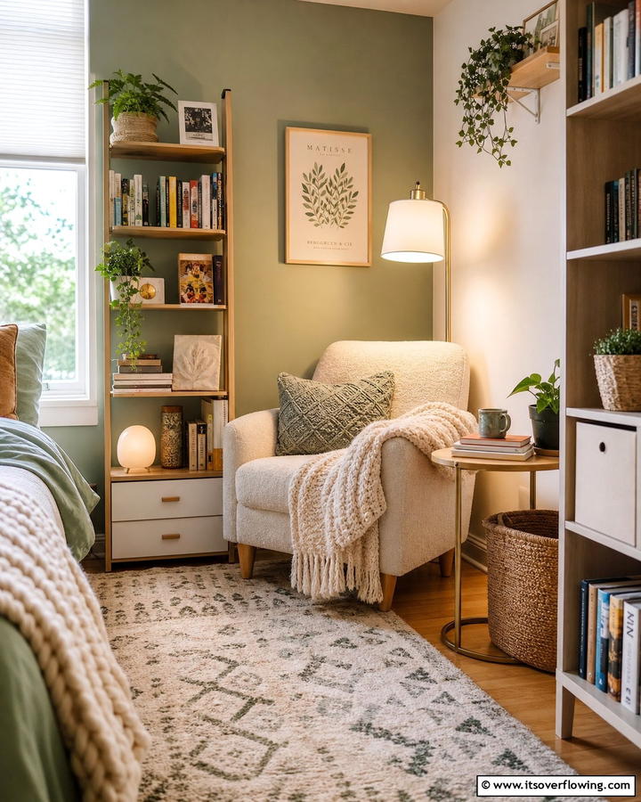Cozy Reading Nook Creations - 21 Dorm Room Decorating Ideas for Style and Function