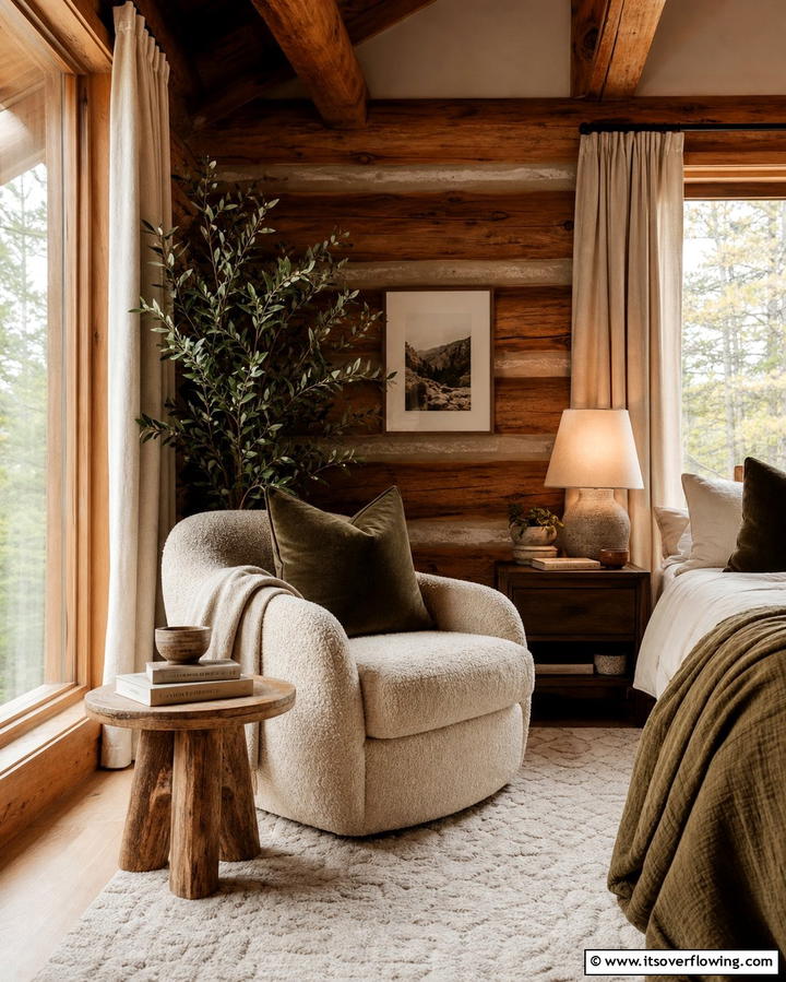 Cozy Reading Nooks - 25 Log Cabin Interior Design Ideas for Cozy Living