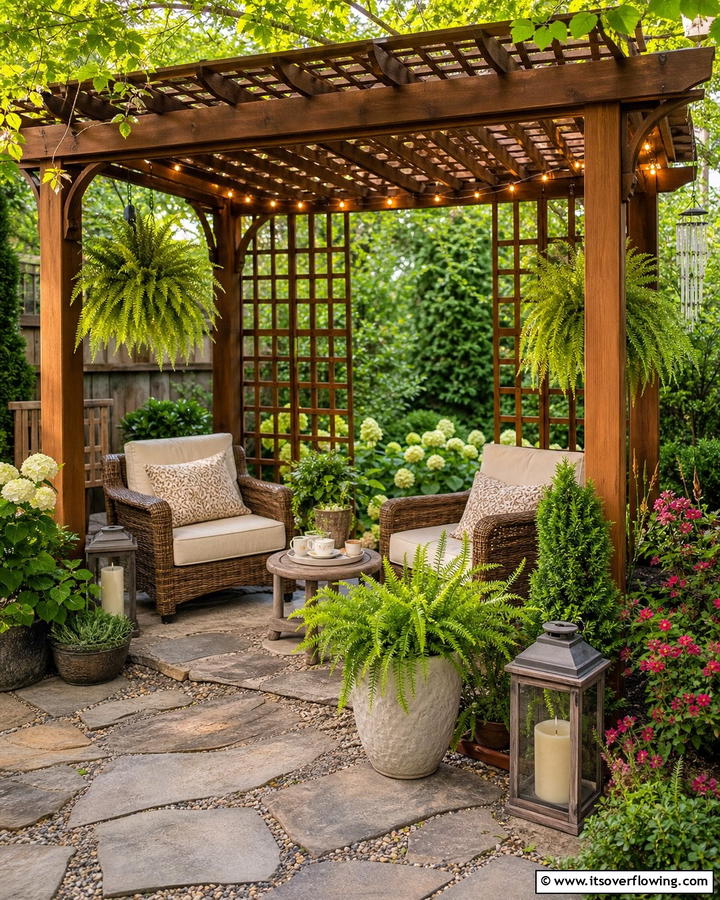Cozy Retreat Patio - 21 Gazebo Patio Ideas for Shaded Outdoor Entertaining Spaces