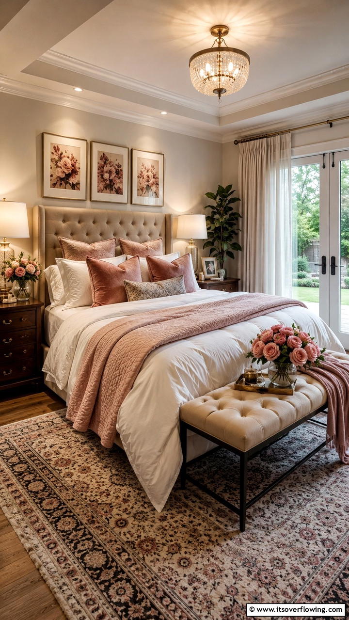 Cozy Romantic Retreat - 30 Bedroom Ideas For Couples- Romantic Retreat Inspiration