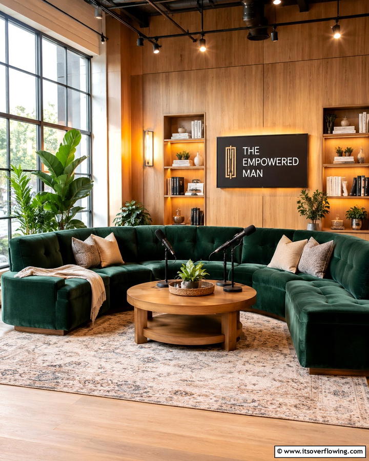 Cozy Seating Options - 25 Podcast Room Ideas for a Professional Setup