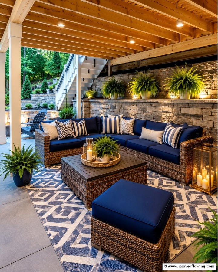 Cozy Under Deck Patio - 25 Under Deck Landscaping Ideas for Hidden Spaces