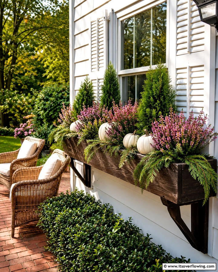 Cozy Window Retreat - 30 Fall Window Box Ideas for Autumn-Inspired Floral Displays