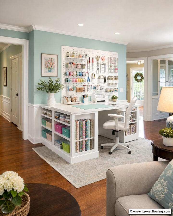 Crafting Nook - 25 Inviting Living Room Nook Ideas for Cozy Spaces