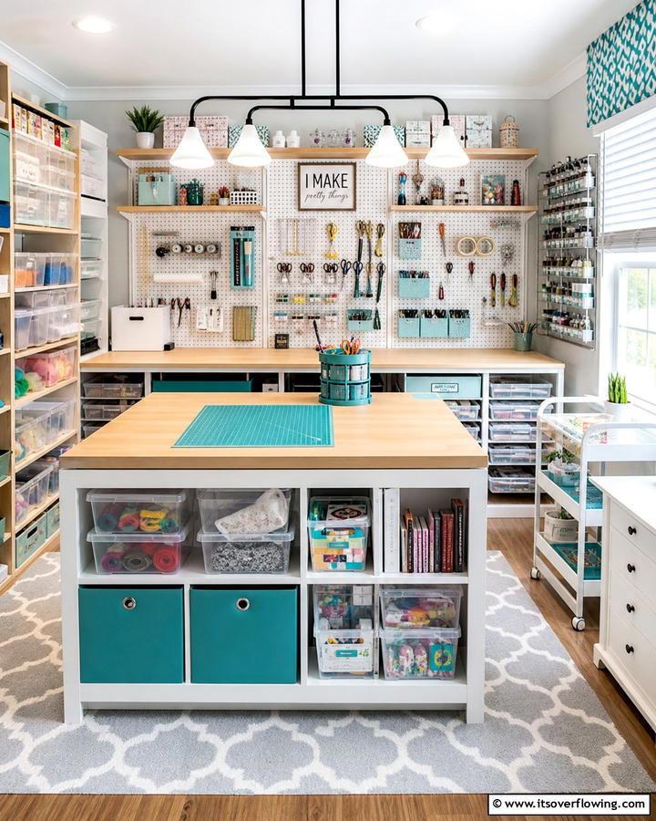 Crafting Workshop Space - 21 Spare Room Conversion Ideas for Multifunctional Use