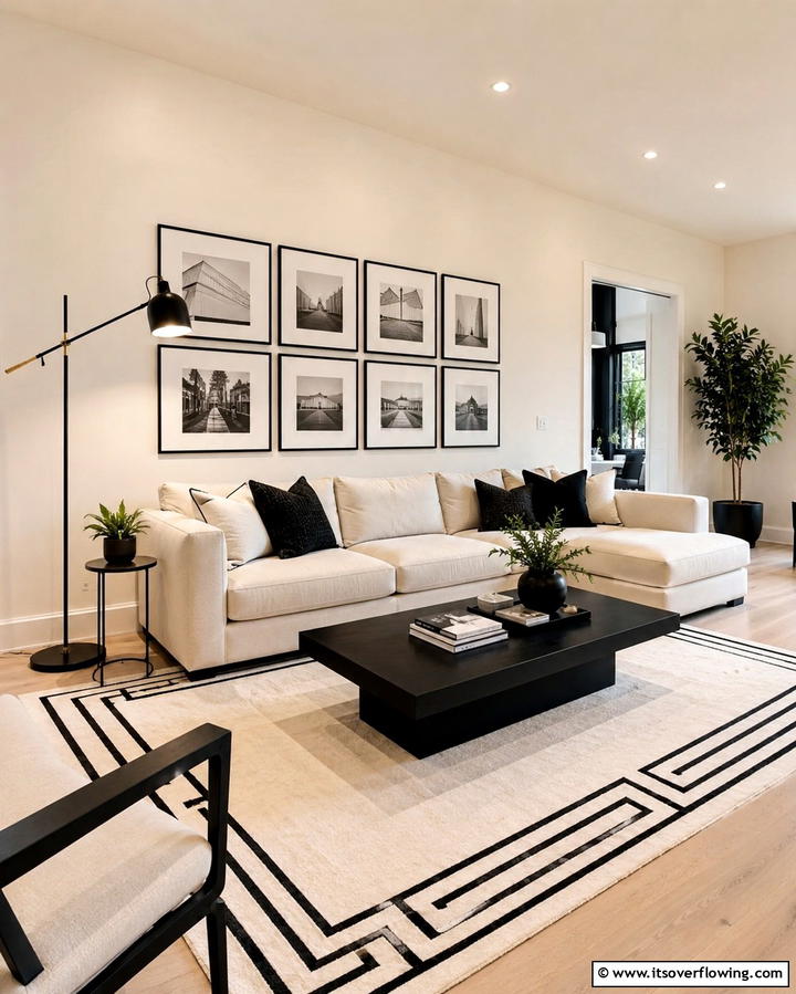 Cream and Wood Combination - 25 Cream Living Room Ideas for Elegant Spaces