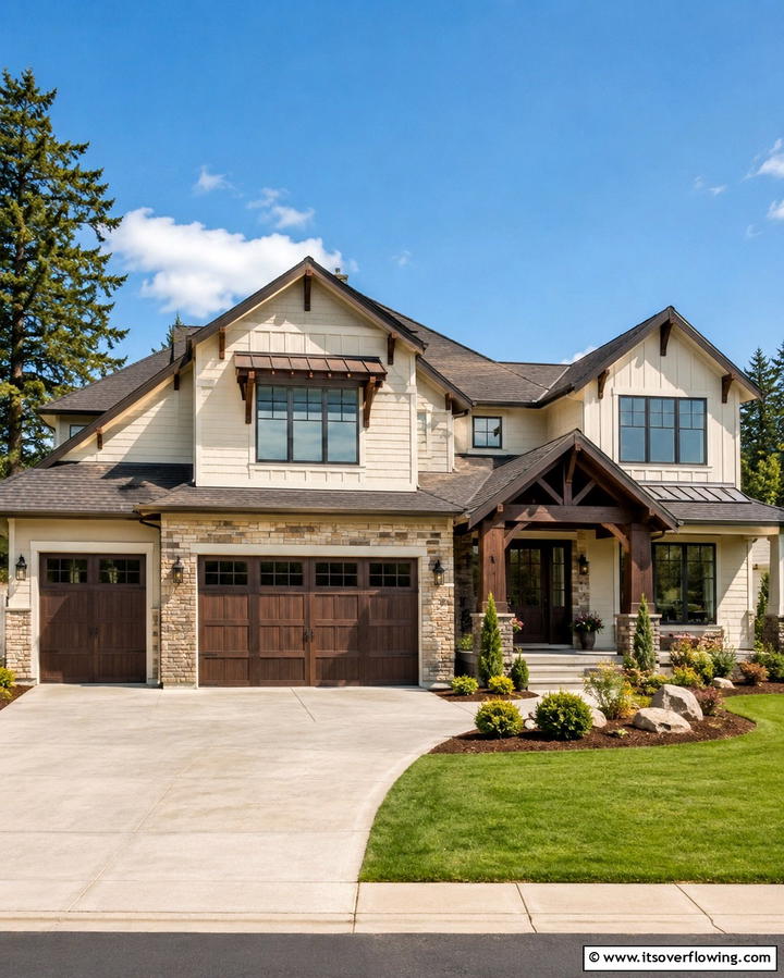 Creamy Almond - 25 Off-white Paint Colors for Home Exteriors- Timeless and Elegant