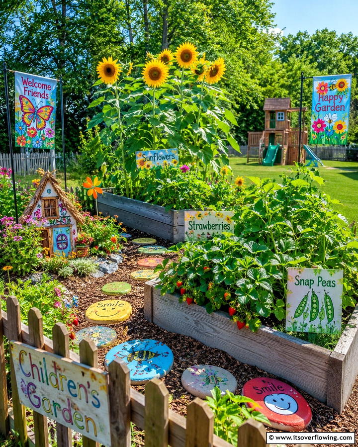 Create a Childrens Garden - 20 Spring Garden Ideas to Refresh Your Outdoor Space