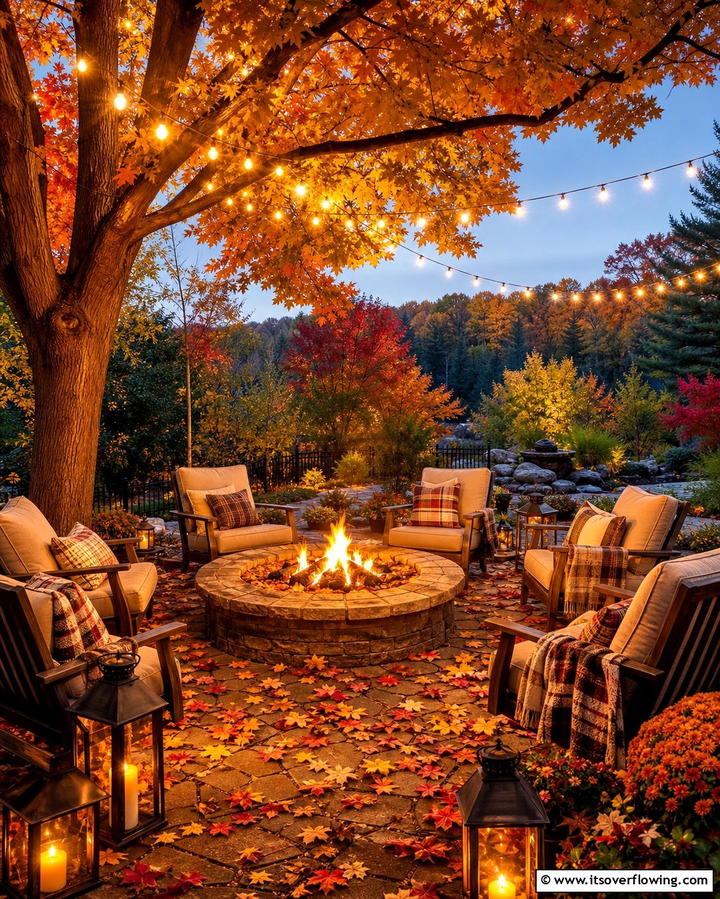 Create a Cozy Fire Pit AreaOne - 25 Fall Garden Ideas to Beautify Your Outdoor Space
