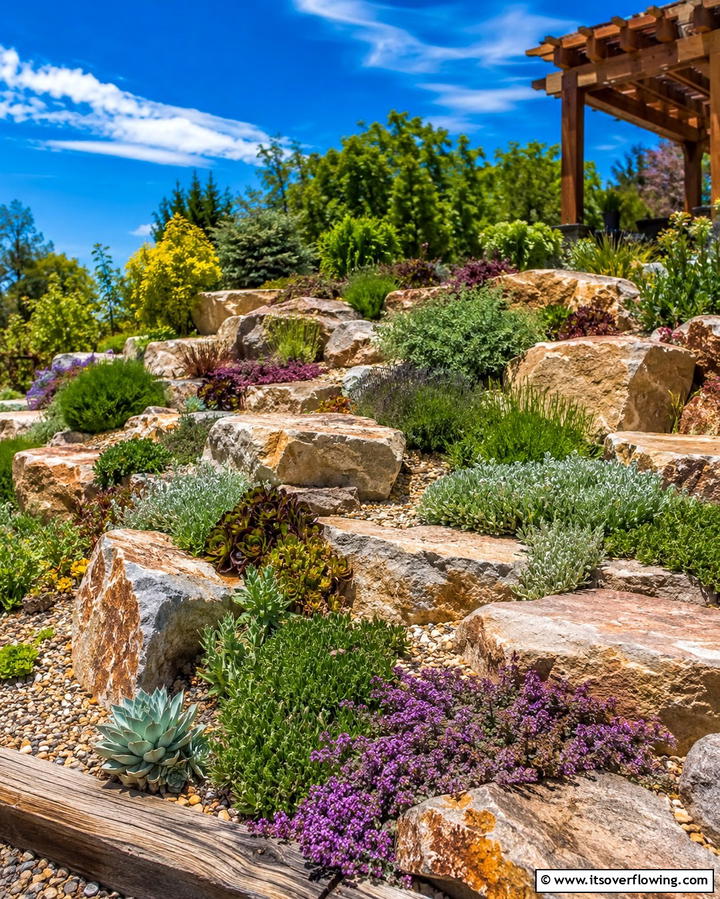 Create a Rock Garden - 20 Spring Garden Ideas to Refresh Your Outdoor Space