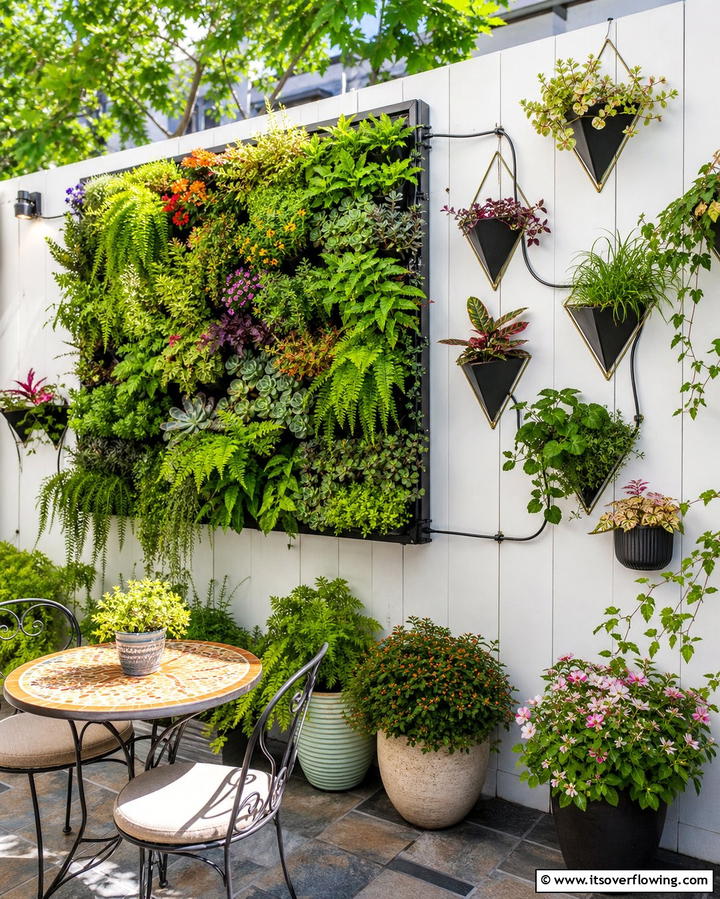 Create a Vertical Garden - 25 Backyard Oasis Ideas for Ultimate Relaxation