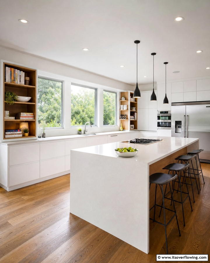 Creating Storage Solutions with Integrated Window Cabinets - 21 Kitchen Window Ideas to Brighten Your Cooking Space