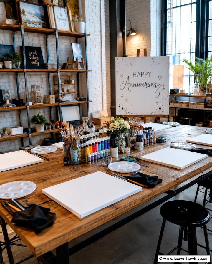 Creative Anniversary Art Workshop - 30 10 Year Wedding Anniversary Ideas for Romance