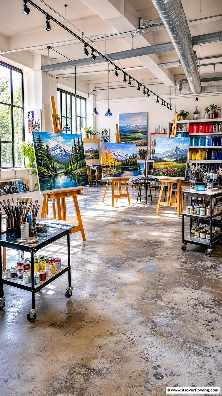 Creative Art Studio - 25 Loft Ideas for Stylish and Functional Spaces