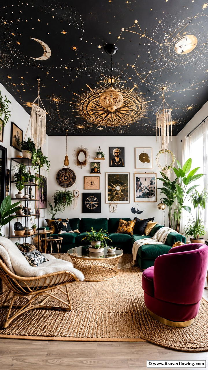 Creative Black Inspirations - 30 Black Ceiling Ideas to Add Depth and Drama Above