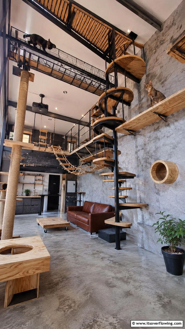 Creative Cat Loft - 30 Cat Room Ideas- Create a Purr-fect Space for Your Feline