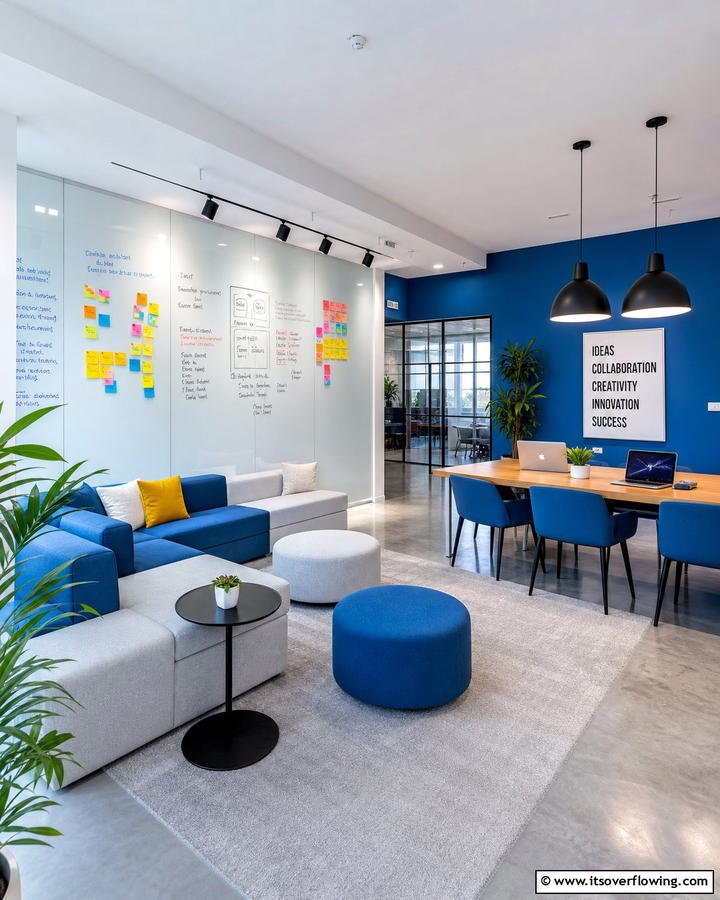 Creative Collaboration Space - 21 Modern Home Office Ideas for Productivity & Style