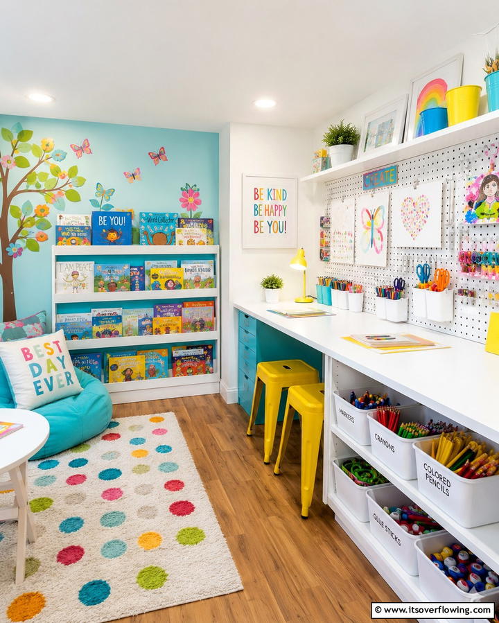 Creative Craft Nook - 30 Kids Reading Nook Ideas- Cozy Spaces for Young Readers