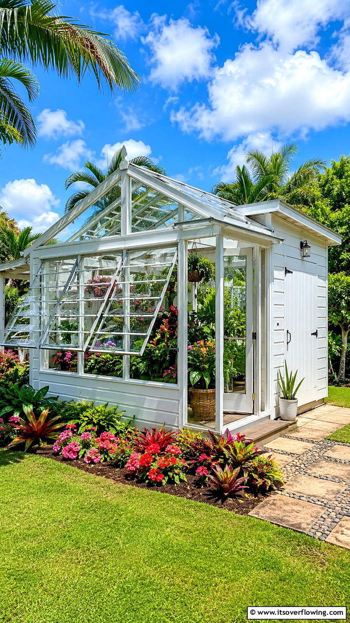 Creative DIY Greenhouse Shed - 30 Greenhouse and Shed Combo Ideas- Space-Saving Designs