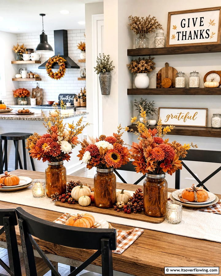 Creative DIY Placements - 21 Charming Thanksgiving Decoration Ideas for a Festive Home