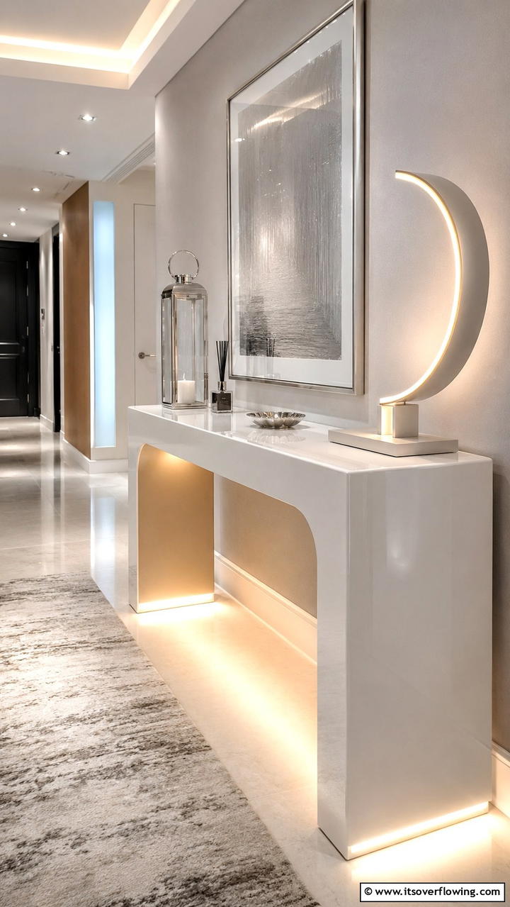 Creative Lighting - 30 Console Table Decor Ideas- Elevate Entryways and Halls