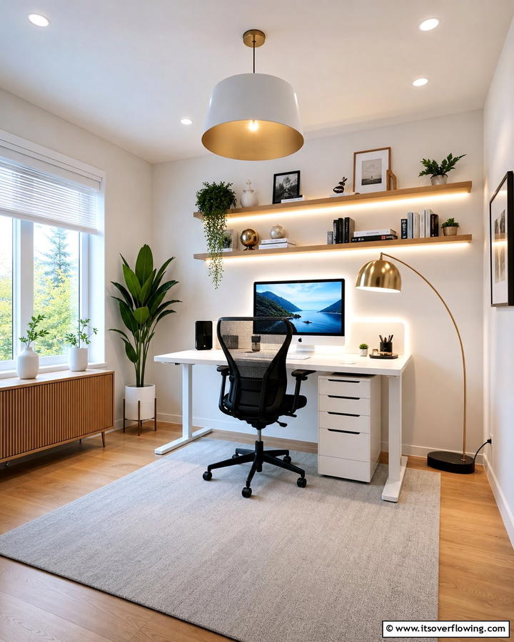 Creative Lighting Ideas - 21 Home Office Decor Ideas for Productivity and Style