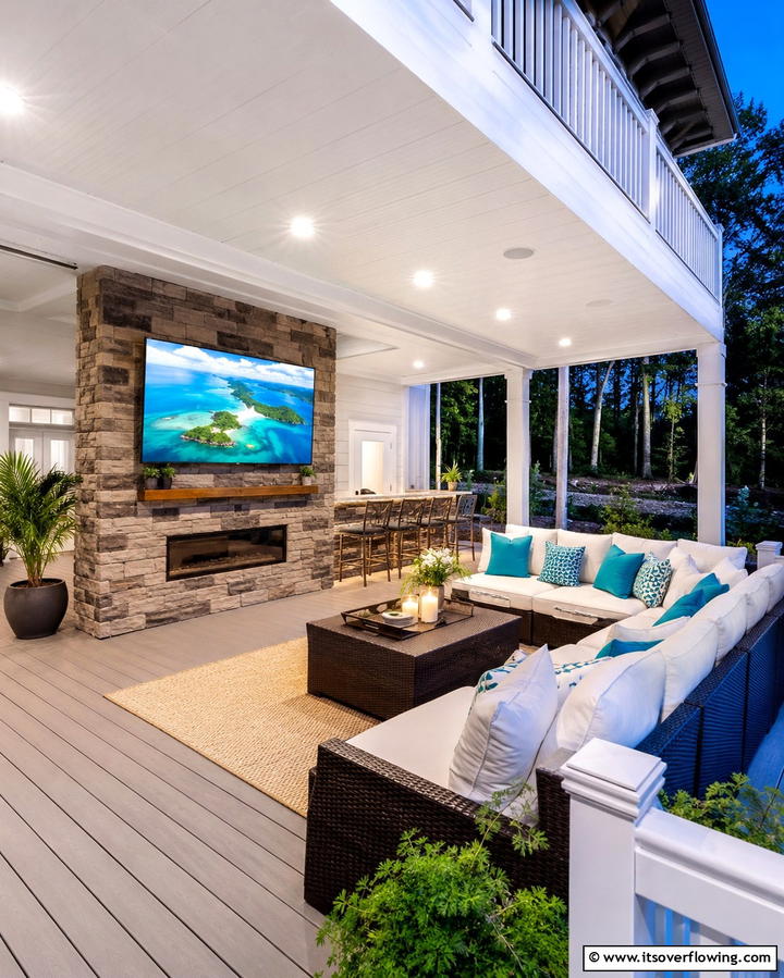 Creative Lighting Solutions - 25 Under Deck Landscaping Ideas for Hidden Spaces
