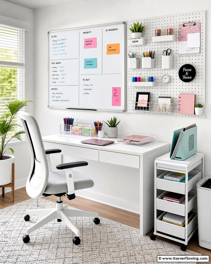 Creative Organizational Tools - 21 Small Office Ideas to Maximize Productivity in Tight Spaces