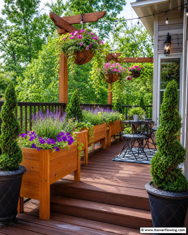 Creative Planter Boxes - 20 Patio Extension Ideas to Enhance Your Outdoor Living Space