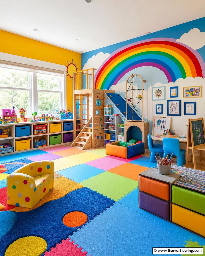 Creative Playroom for Kids - 21 Bonus Room Ideas to Maximize Unused Spaces