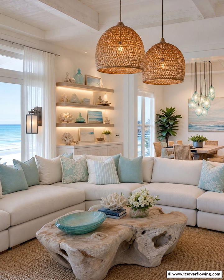 Creative Seaside Lighting - 21 Beach House Decor Ideas for a Coastal-Inspired Home Retreat