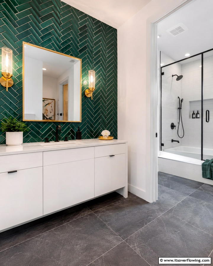 Creative Tile Patterns - 25 Teen Bathroom Ideas for a Stylish and Functional Space