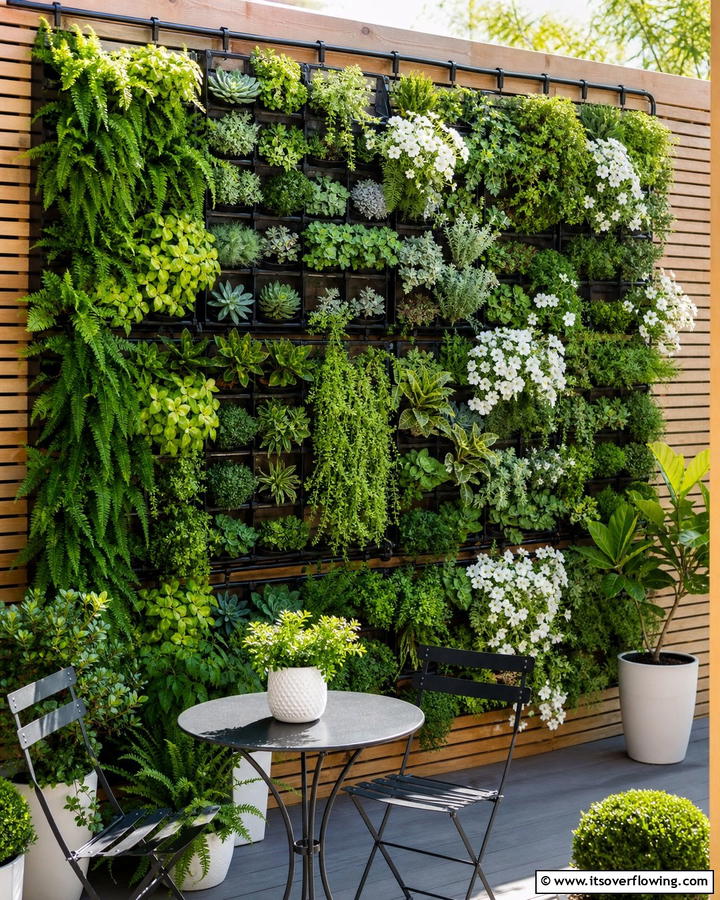 Creative Vertical Garden - 21 Backyard Ideas for Functional and Beautiful Outdoor Spaces