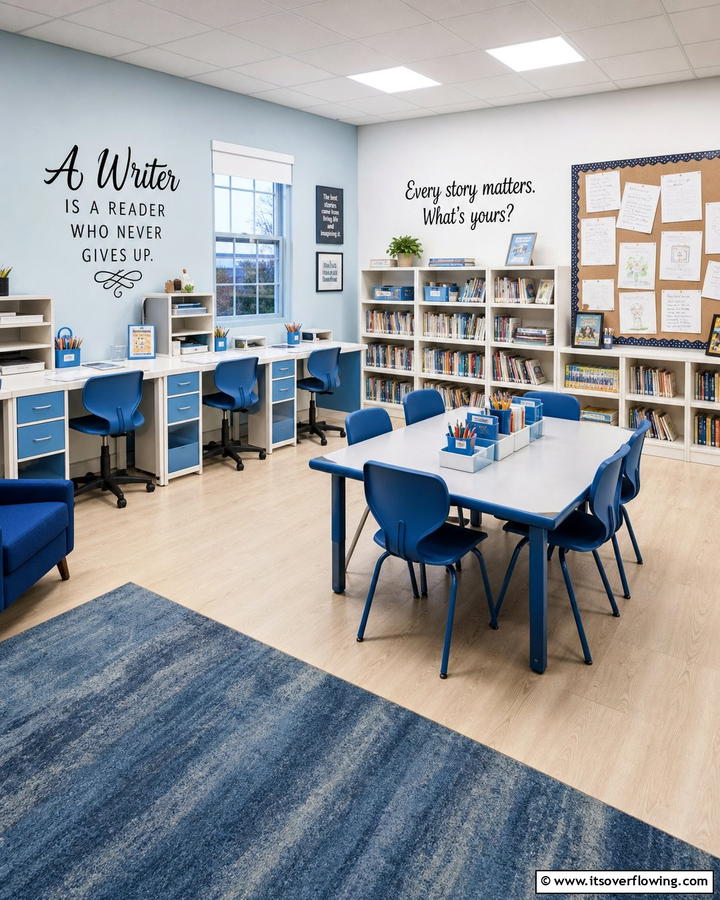 Creative Writing Workshop - 21 Playroom Ideas for Creative & Organized Kids Spaces