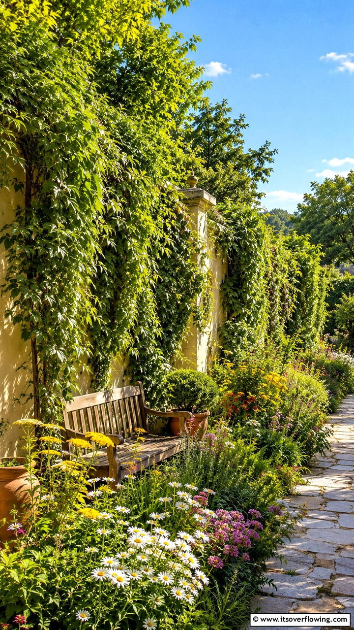 Creeper Wall - 30 Garden Wall Ideas for Vertical Planting and Privacy Screens