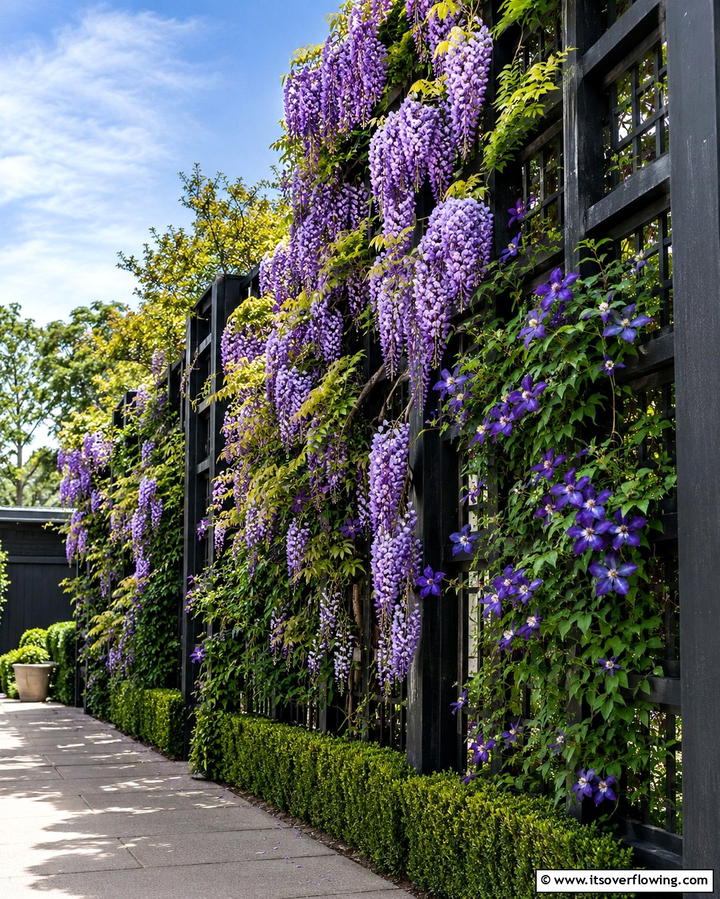Creeping Vines on Trellises - 25 Gothic Garden Ideas for a Dark and Mysterious Oasis
