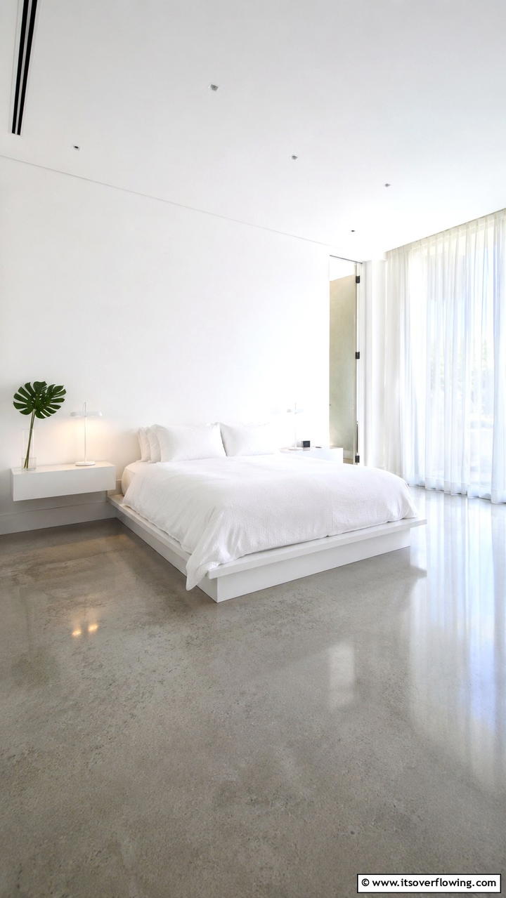 Crisp Minimalism - 21 Serene White Bedroom Ideas for a Calming Retreat