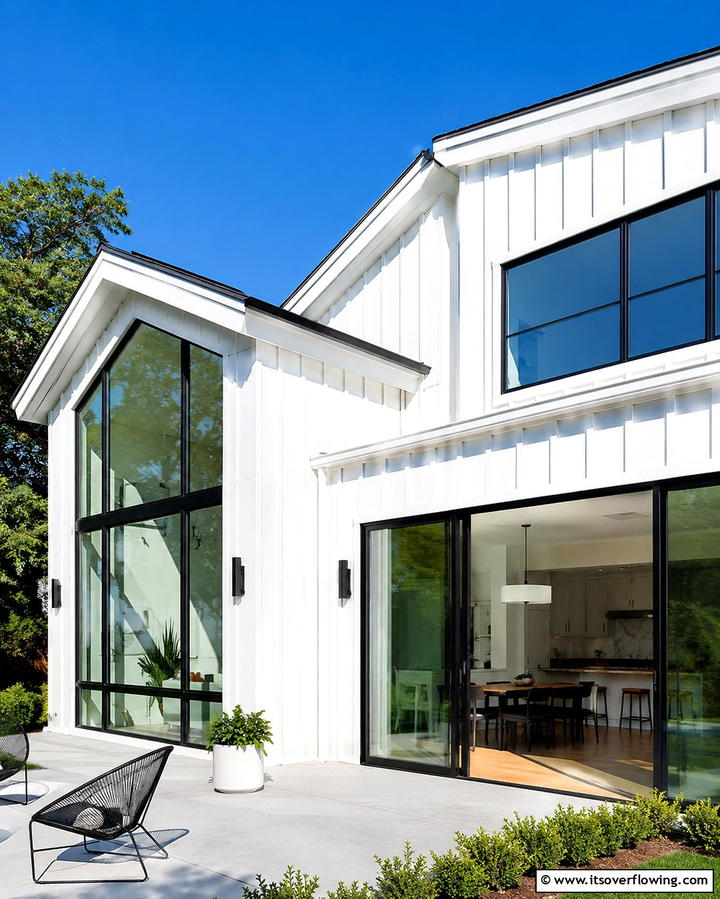 Crisp White - 25 Trending House Siding Colors for Curb Appeal
