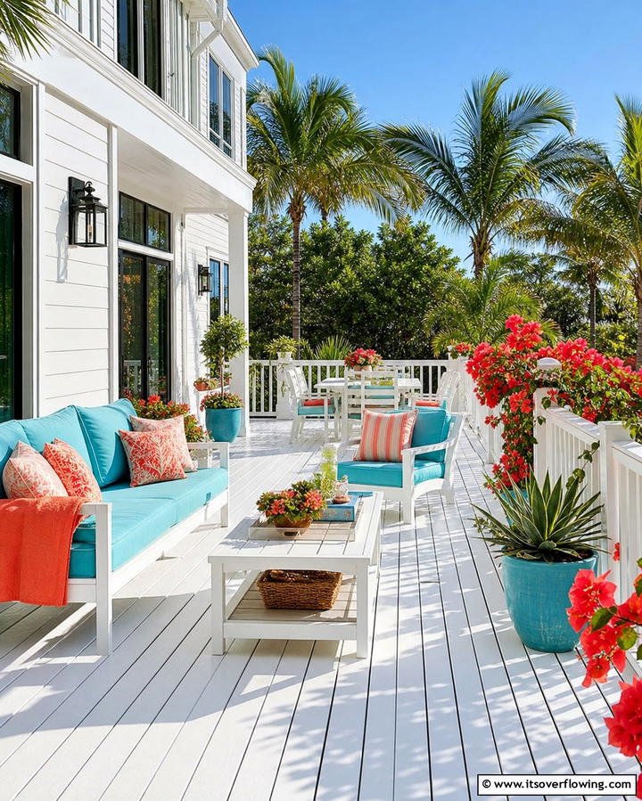Crisp White for a Fresh Look - 25 Deck Color Ideas to Transform Your Outdoor Space