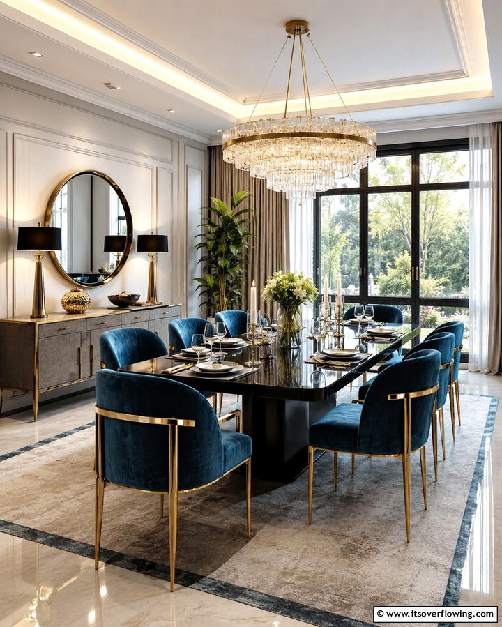 Crystal Chandelier Splendor - 30 Glam Interior Design Ideas for Luxurious Homes