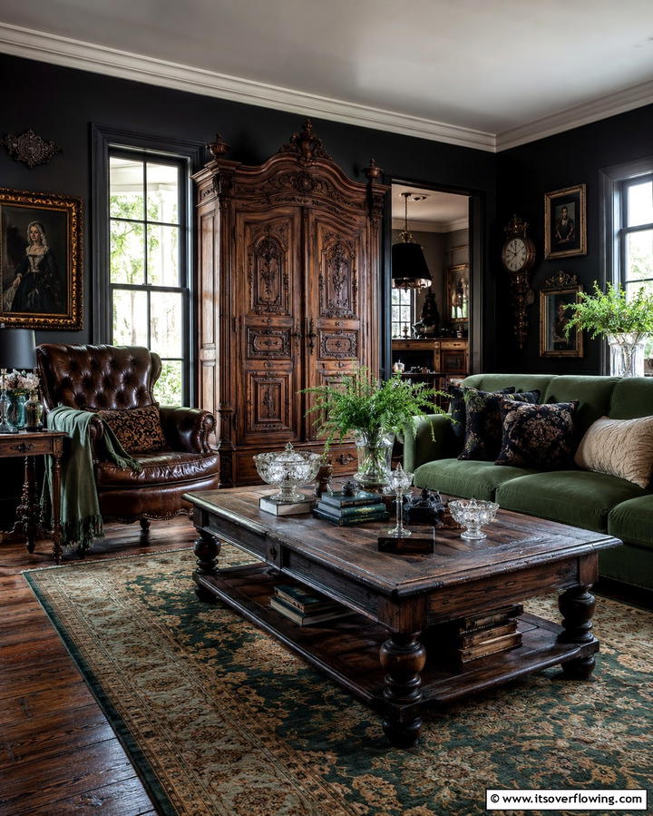 Crystal Displays - 30 Enchanting Witchy Living Room Decor Ideas
