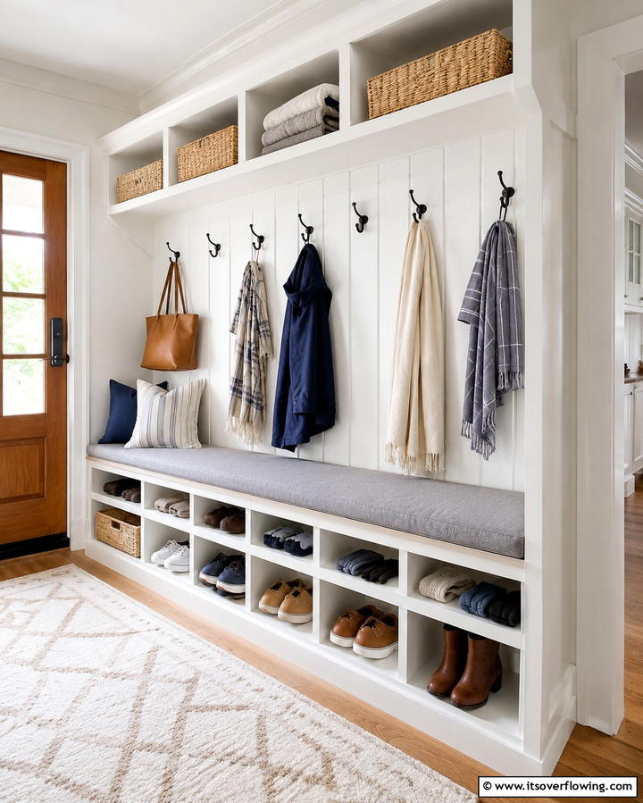 Cubbies for Shoes and Accessories - 25 Entryway Storage Ideas for Organized Homes