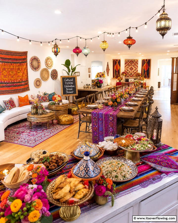 Cultural Fusion Celebration - 21 Unique Bridal Shower Ideas for Memorable Celebrations