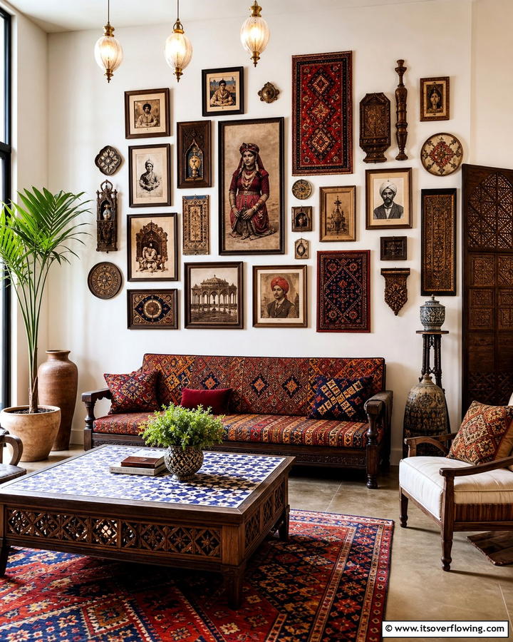 Cultural Heritage Display - 21 Gallery Wall Ideas to Display Art and Memories