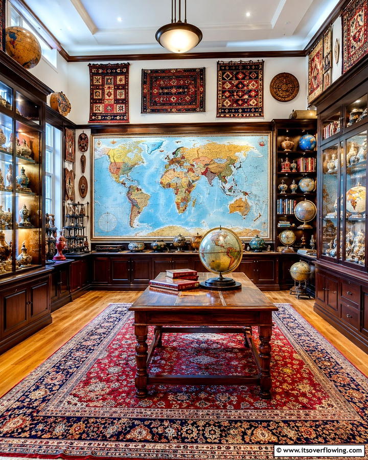 Cultural Learning Space - 30 Homeschool Room Ideas- Functional Learning Spaces at Home