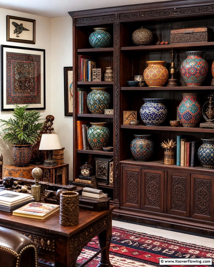 Cultural Mosaic Magic - 21 Painted Pot Ideas for Creative Plant Container Makeovers